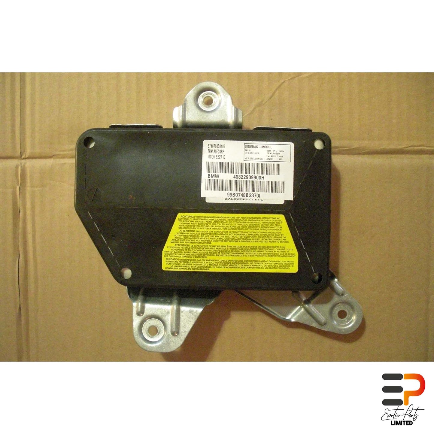 BMW E39 M5 S62 Limo Door Panel Cover Airbag System 72.12-7072621 picture 1