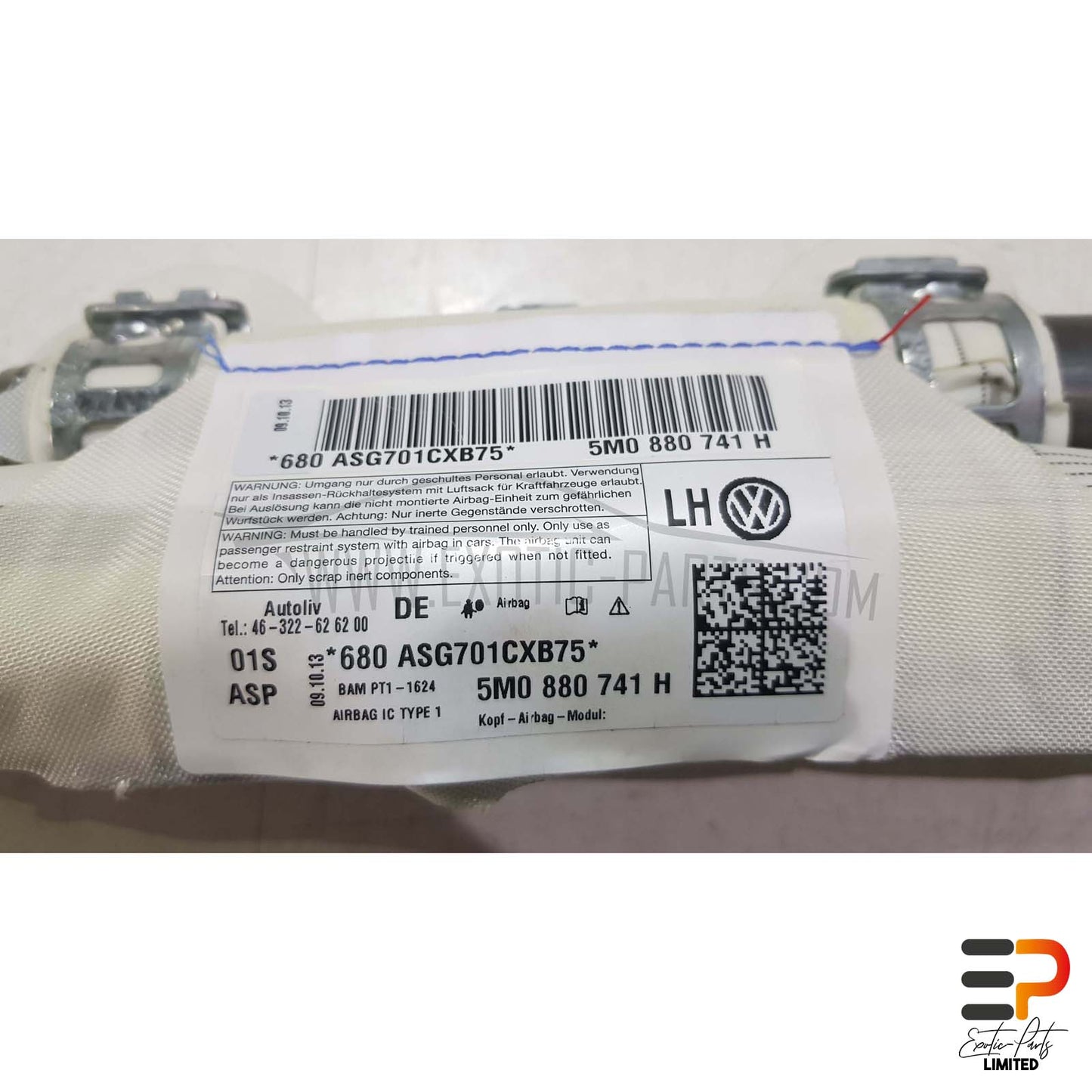 VW Golf VI Mk6 Plus 1.4 TSI DSG Head Airbag System Left 5M0880741H Left picture 1