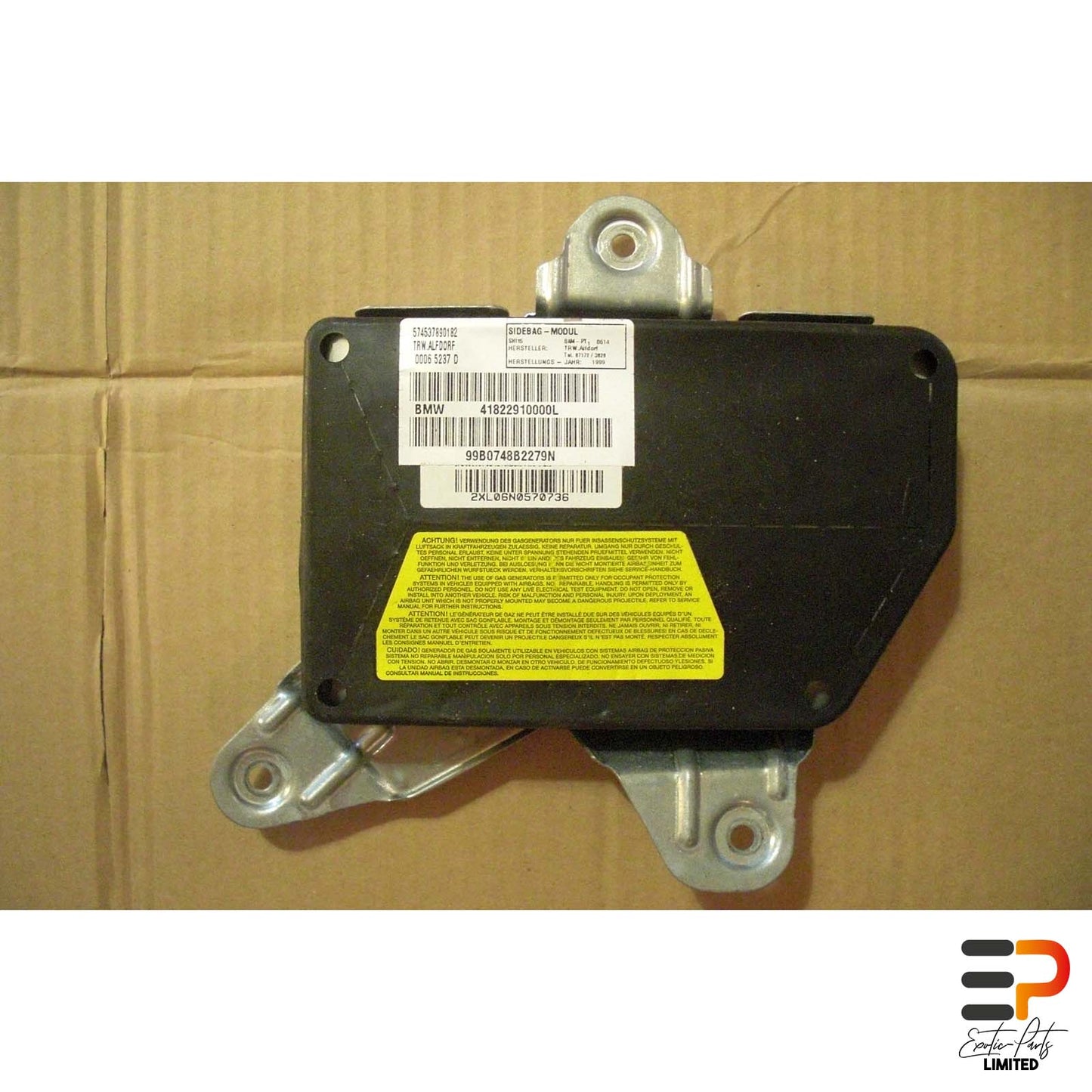 BMW E39 M5 S62 Limo Door Panel Cover Airbag System 72.12-7072622 picture 1