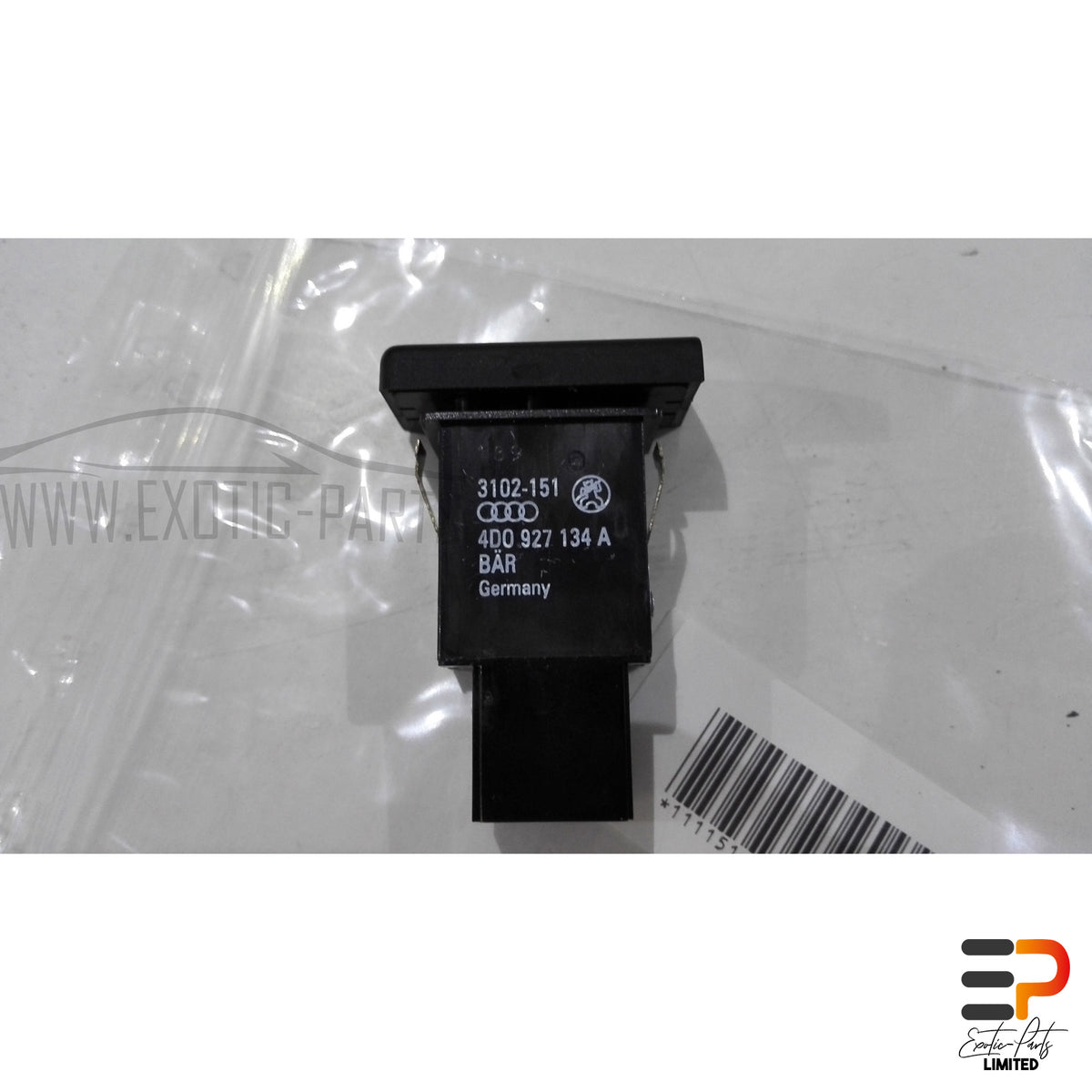 Audi S8 4.2 Quattro Esp Vsa Dsc Switch 4D0927134A B98 picture 2