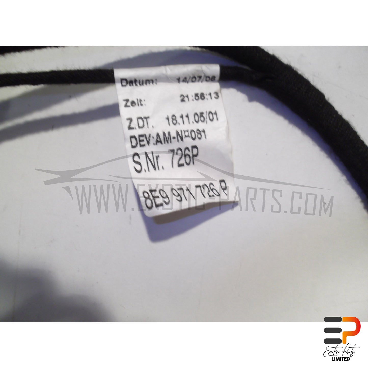 Audi RS4 Avant Cable Harness Tailgate 8E9971726P picture 2