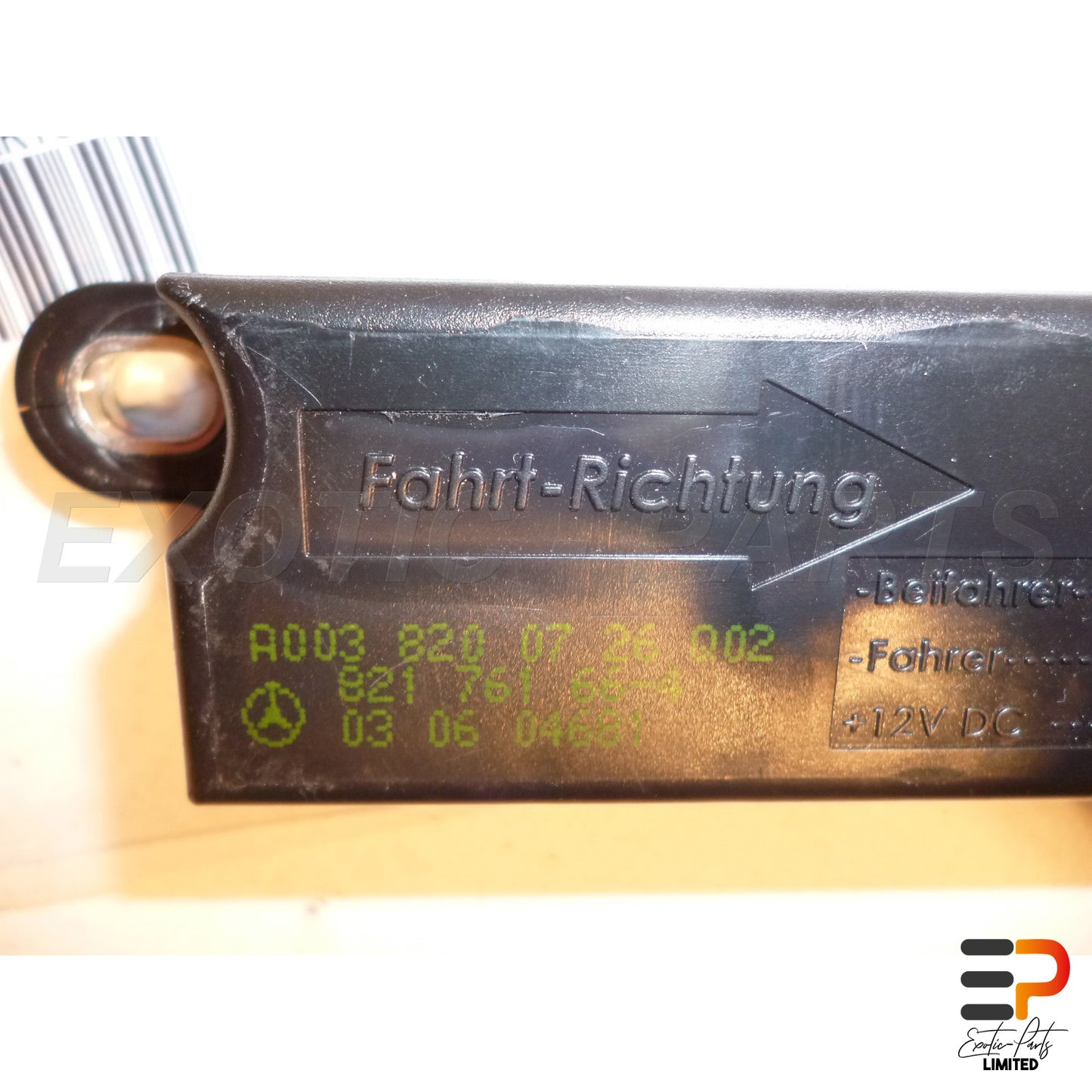 Mercedes Benz E320 T CDI Avantgarde W211 Airbag Crash Sensor A0038200726 picture 2