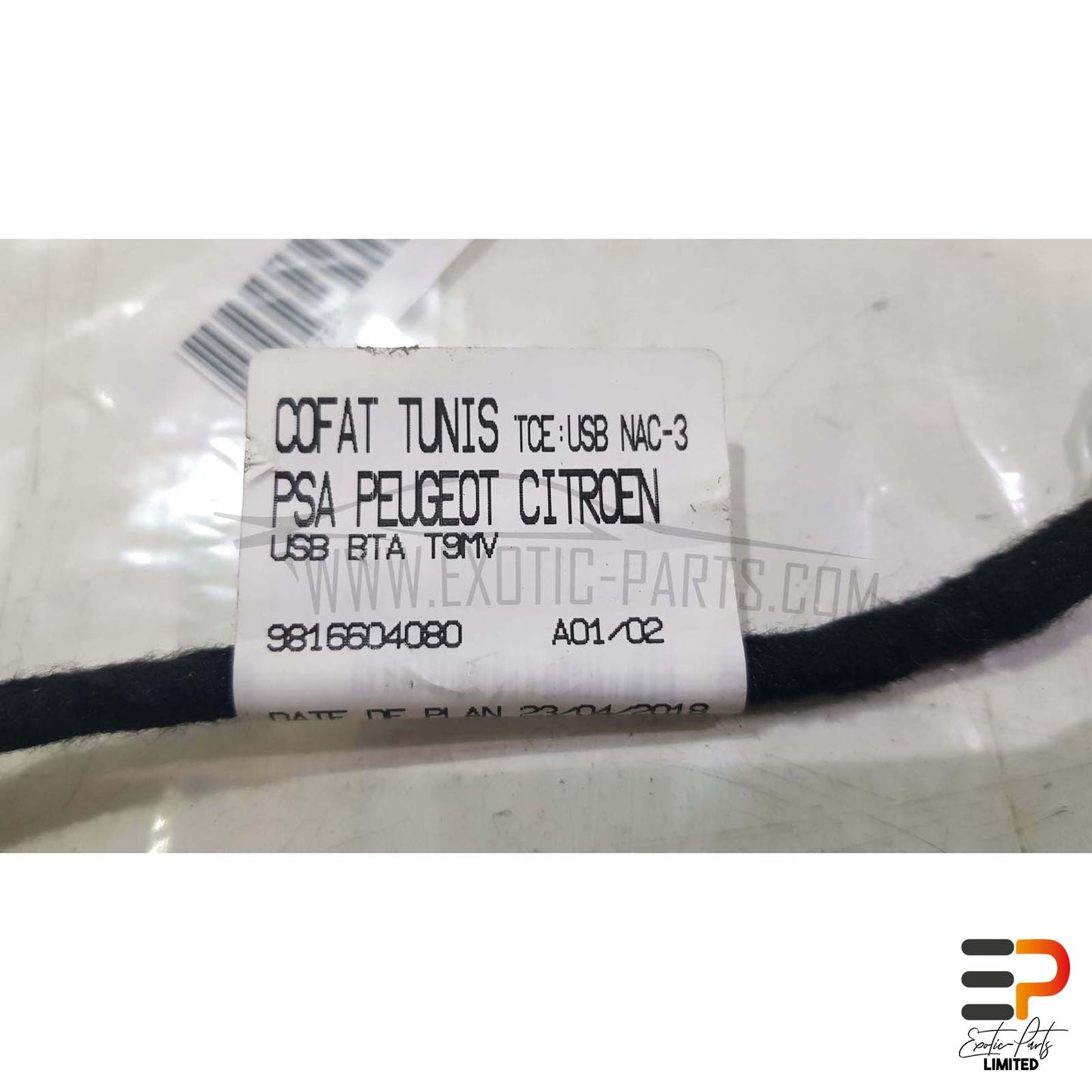 Peugeot 308 SW II T9 Break 1.5 HDI Usb Harness 9816604080 picture 2