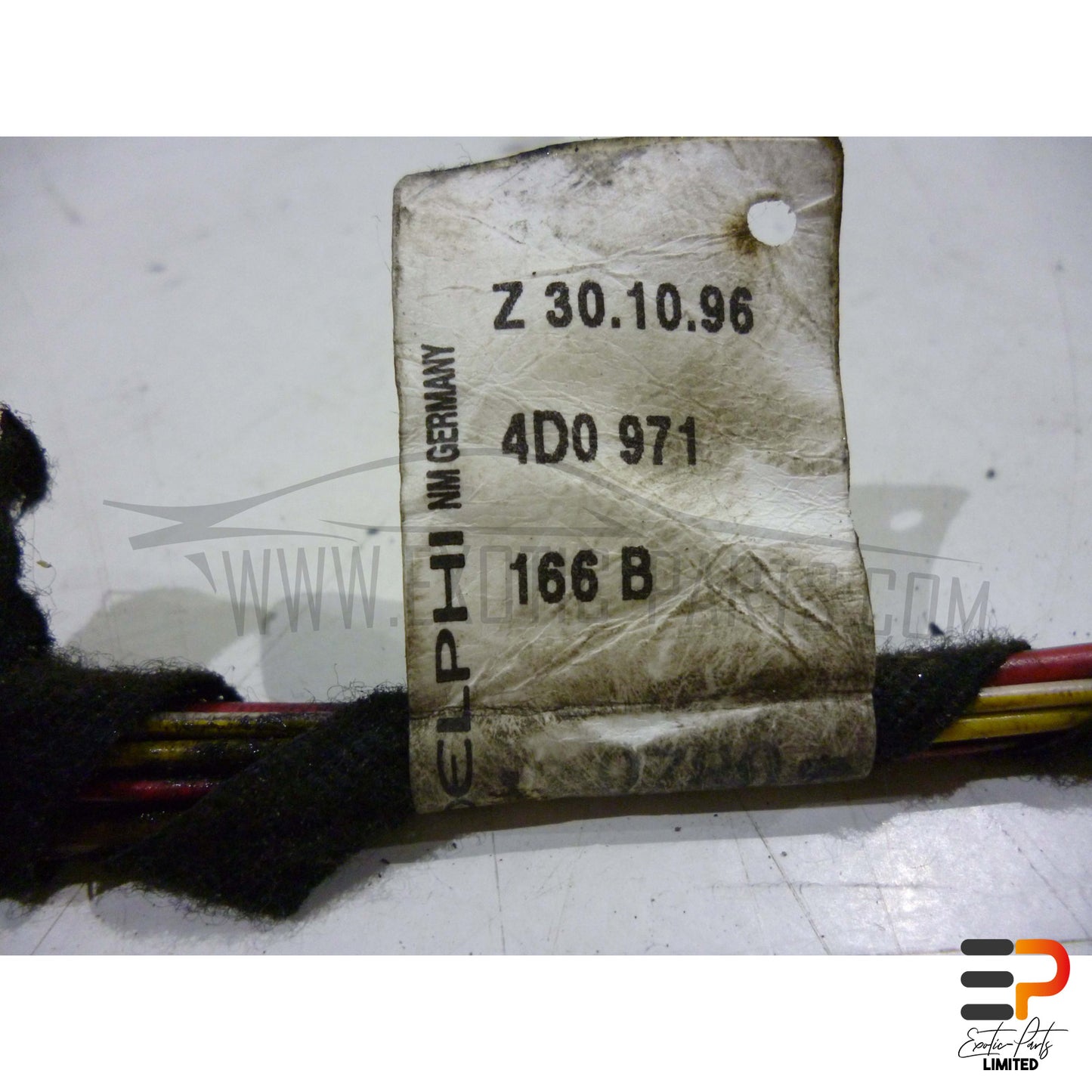 Audi S8 4.2 Quattro Wiring Harness Door 4D0971166B picture 2