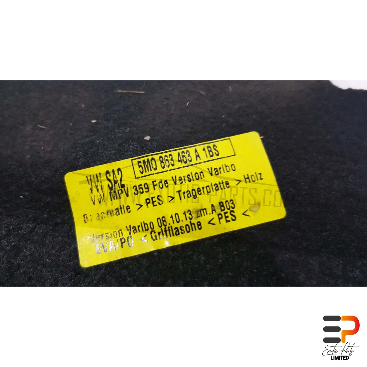 VW Golf VI Mk6 Plus 1.4 TSI DSG Trim Boot Floor 5M0863463A picture 3