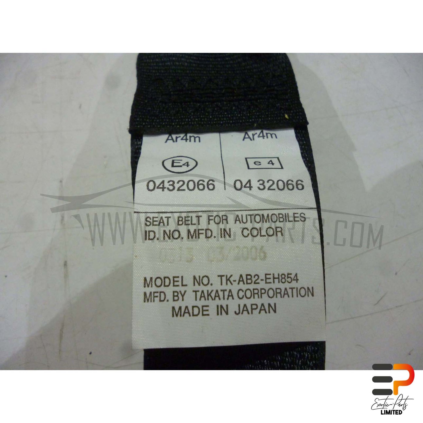 Mazda RX-8 SE 170 KW Safety Belt F1Y1-57-730 picture 3