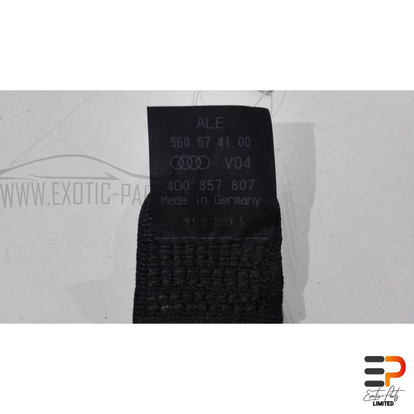 Audi S8 4.2 Quattro Safety Belt 4D0857807C V04 Rear Center picture 3