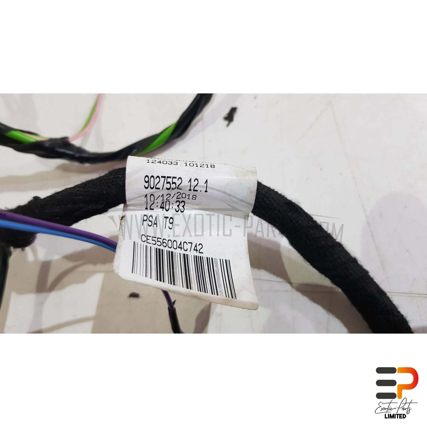 Peugeot 308 SW II T9 Break 1.5 HDI Cable Harness Aircon 1610496380 picture 3