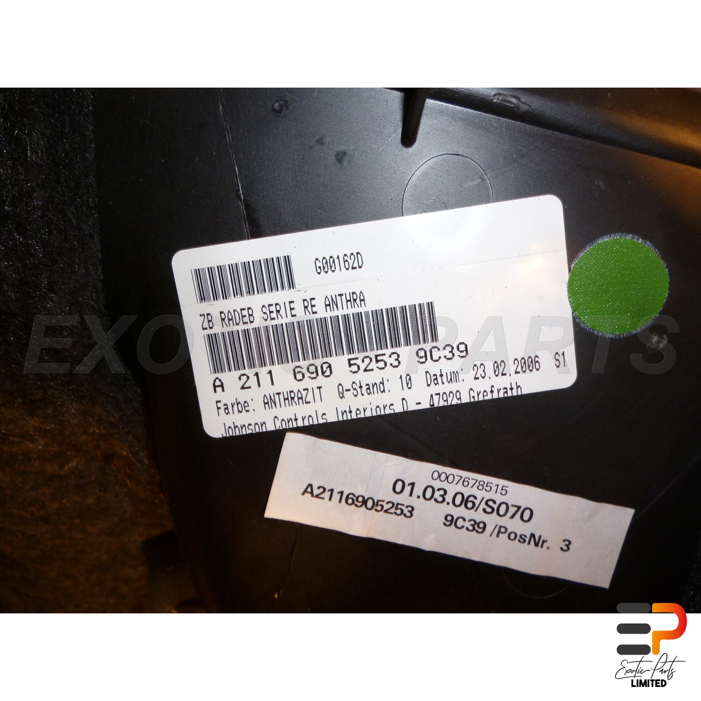 Mercedes Benz E320 T CDI Avantgarde W211 Trunk Trim A2116905253 picture 4