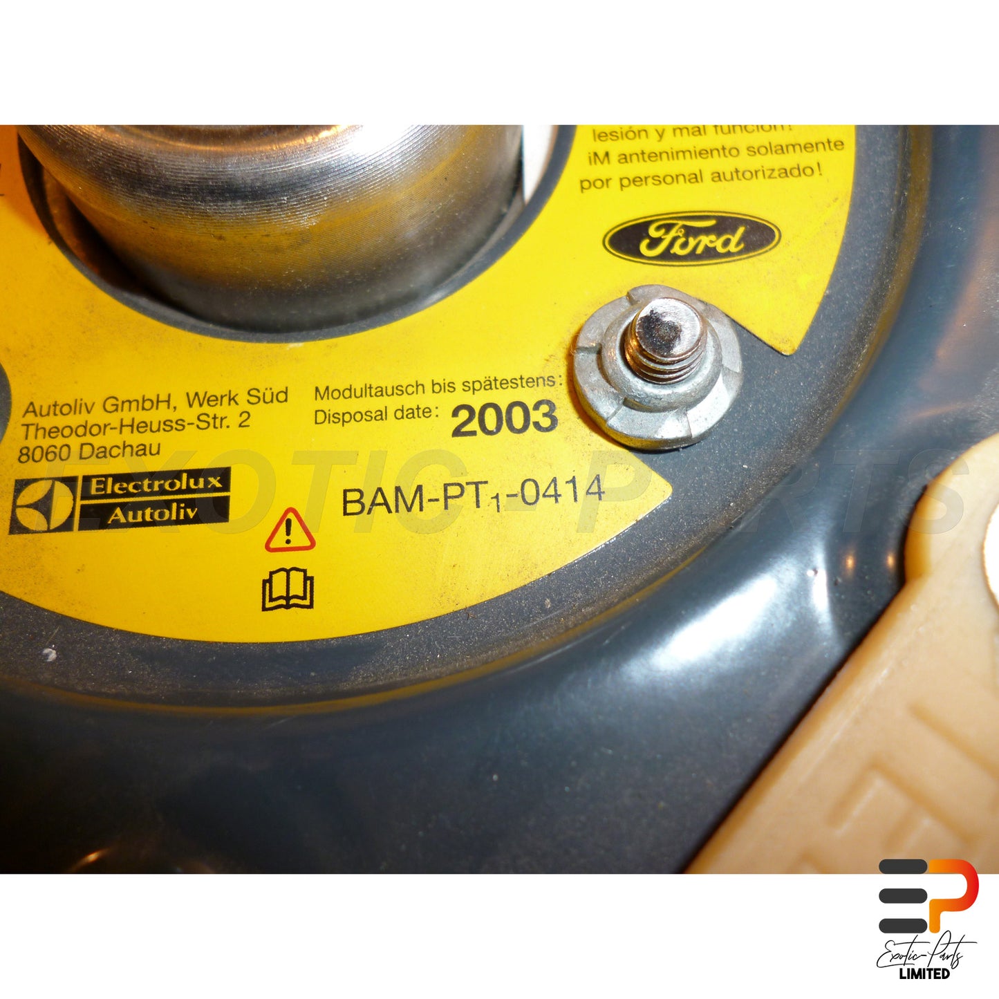 Ford Mondeo Driver Steering Wheel Airbag System 93BB-F042B85-BBYNCA picture 4