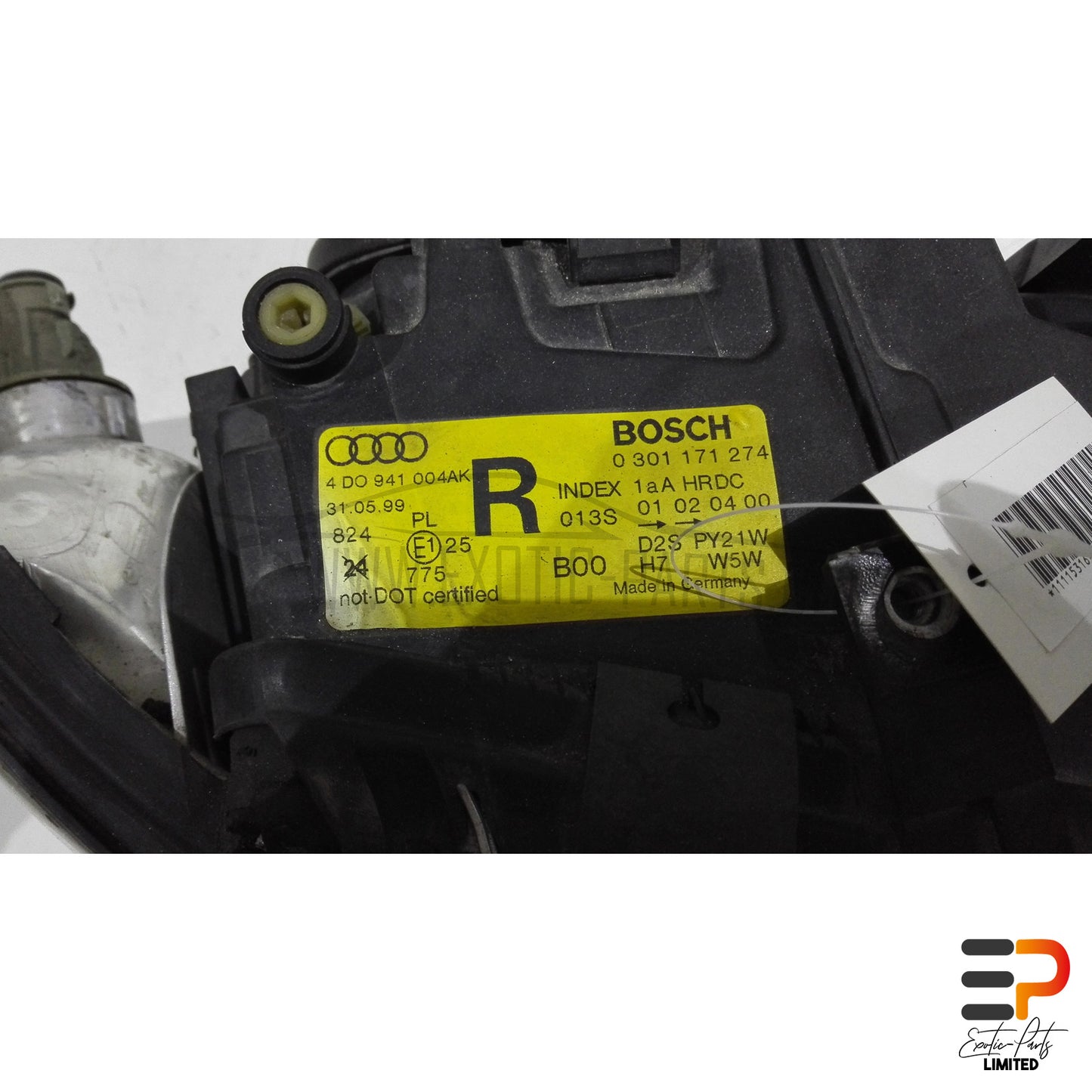 Audi S8 4.2 Quattro Xenon Headlight 4D0941004AK Right picture 4