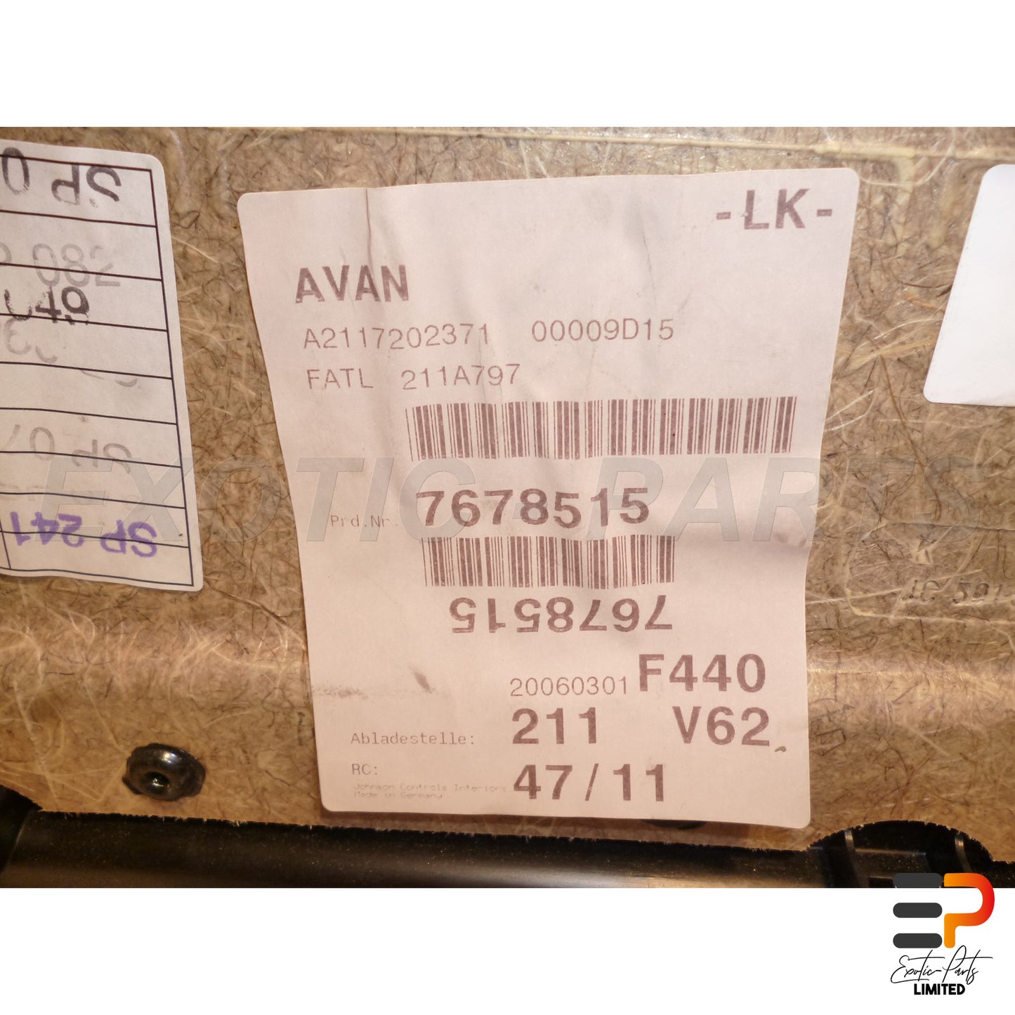 Mercedes Benz E320 T CDI Avantgarde W211 Door Panel Cover A2117207363 Front Left picture 5