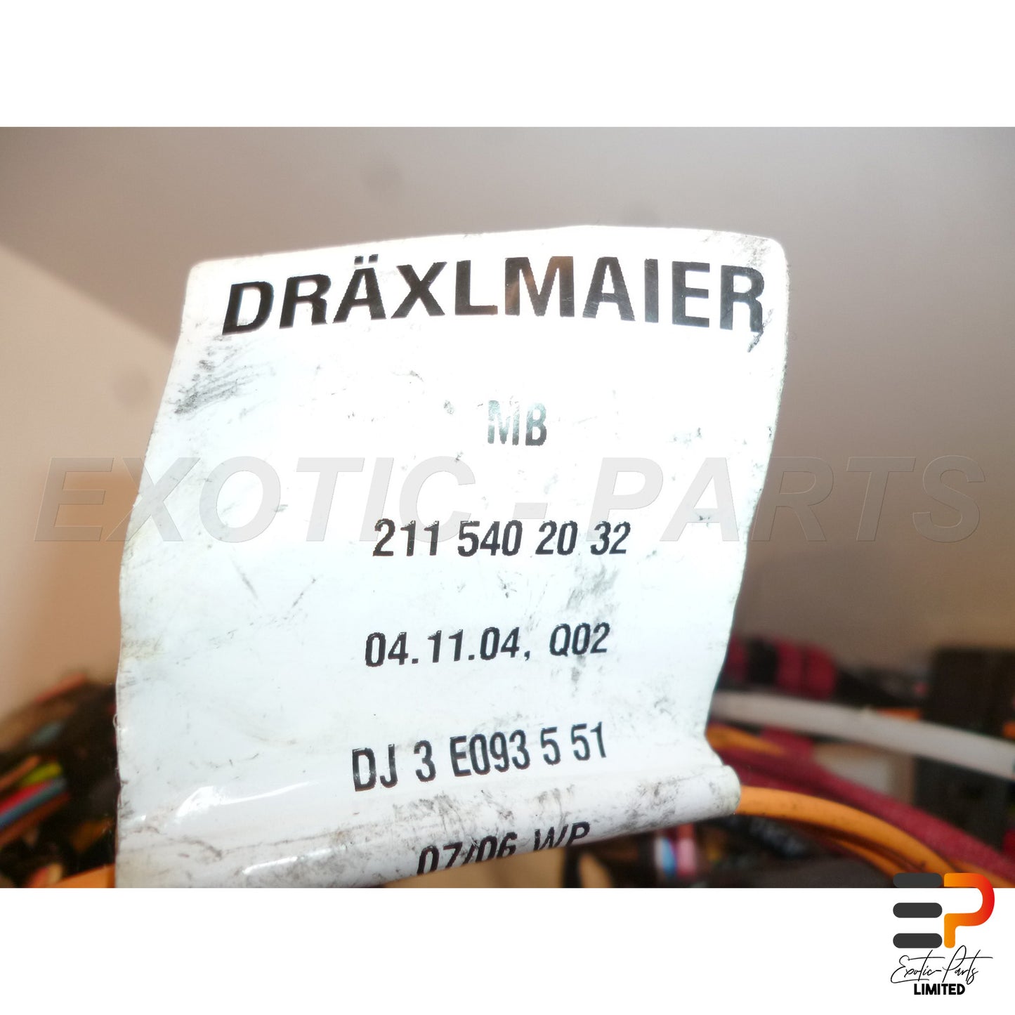 Mercedes Benz E320 T CDI Avantgarde W211 Cable Harness Inboard A2114406705 picture 7