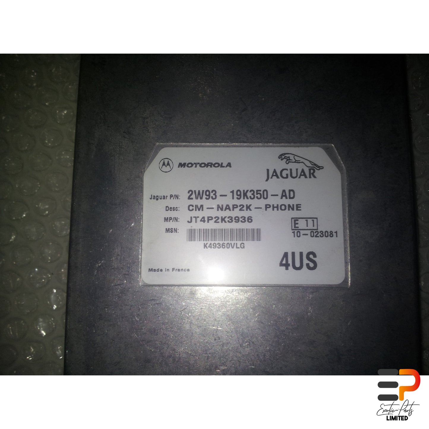 Jaguar Phone Control Unit 2W9319K350AD picture 6