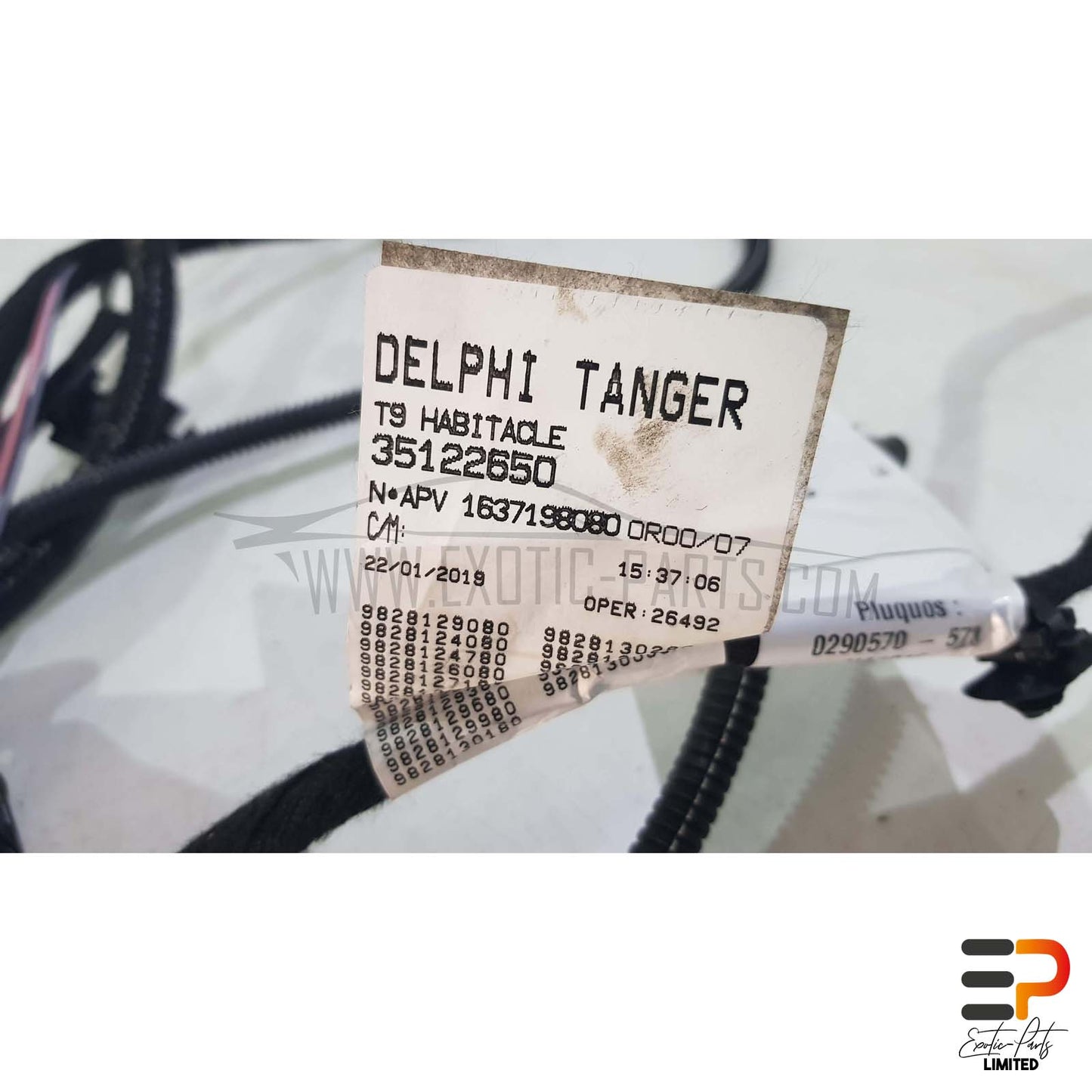 Peugeot 308 SW II T9 Break 1.5 HDI Cable Harness Inboard 1637198080 picture 11