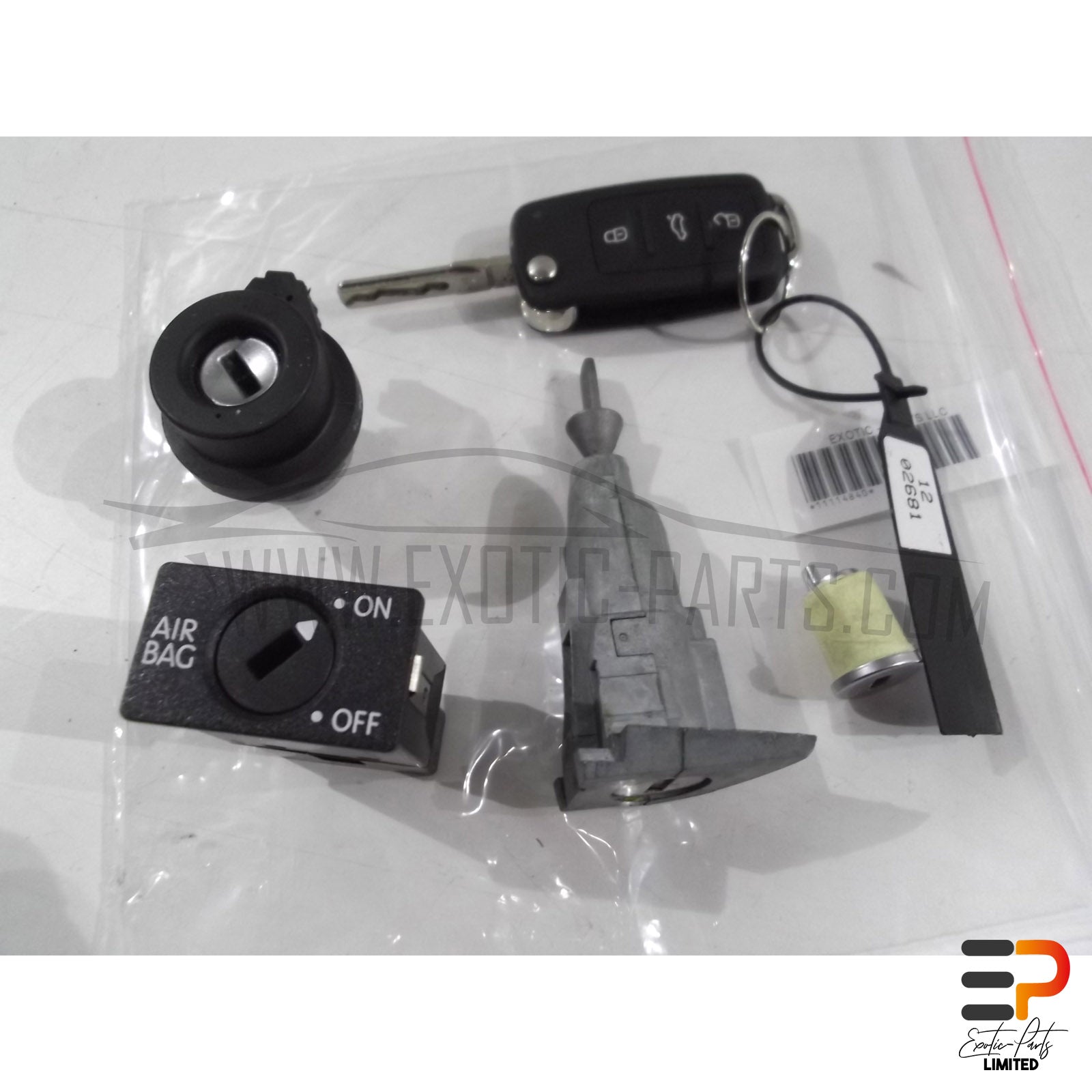 VW Golf VI Mk6 GTI 2.0 TSI Lock Set With Key 1K0919237D picture 1