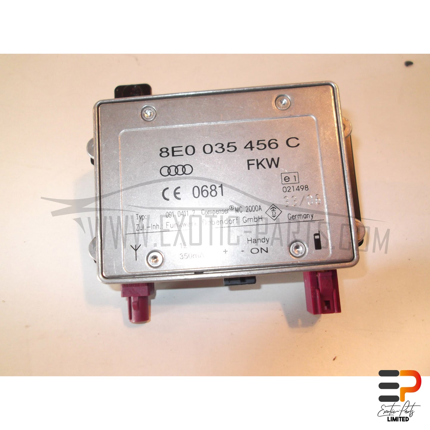 Audi RS4 Avant Control Unit Compensator 8E0035456C picture 1