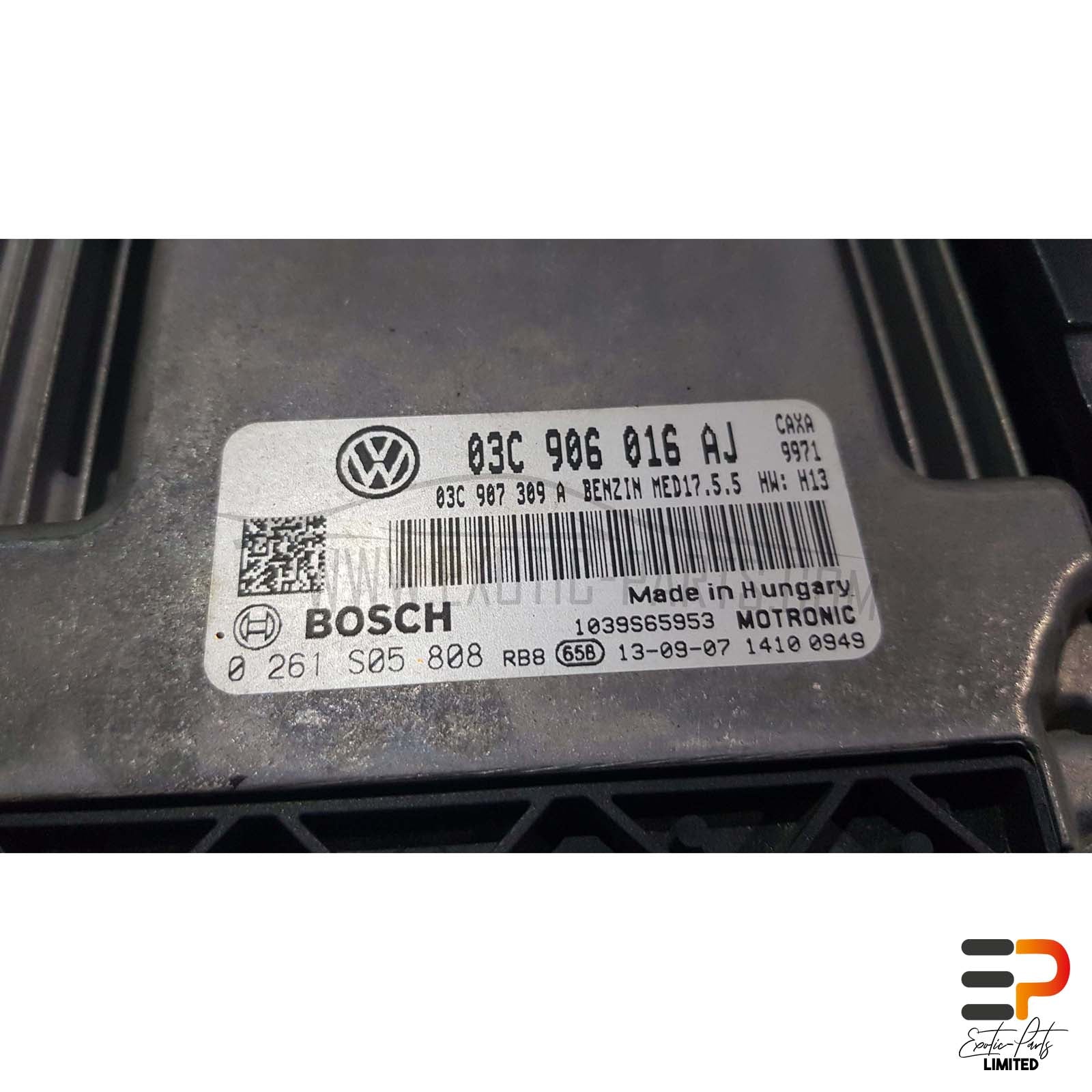 VW Golf VI Mk6 Plus 1.4 TSI DSG Engine Control Module 03C906016AJ picture 2