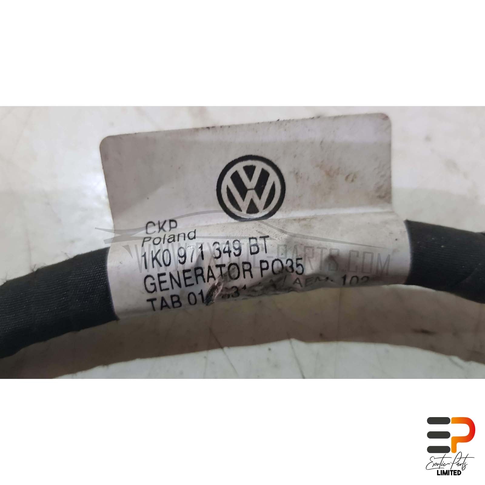 VW Golf VI Mk6 Plus 1.4 TSI DSG Alternator Cable 1K0971349BT picture 2