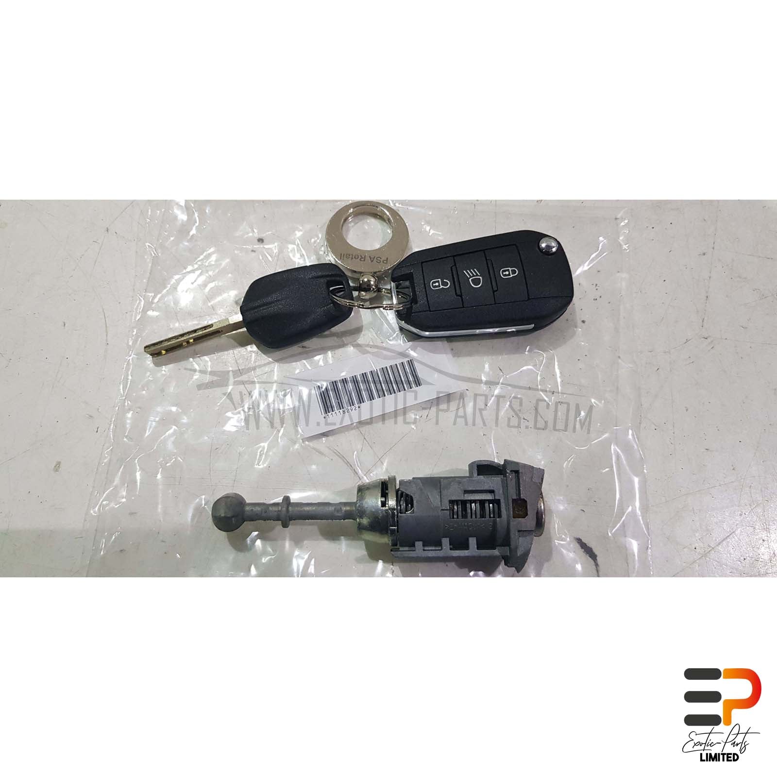 Peugeot 308 SW II T9 Break 1.5 HDI Lock Set With Key + Steering Column 1610783580 picture 2