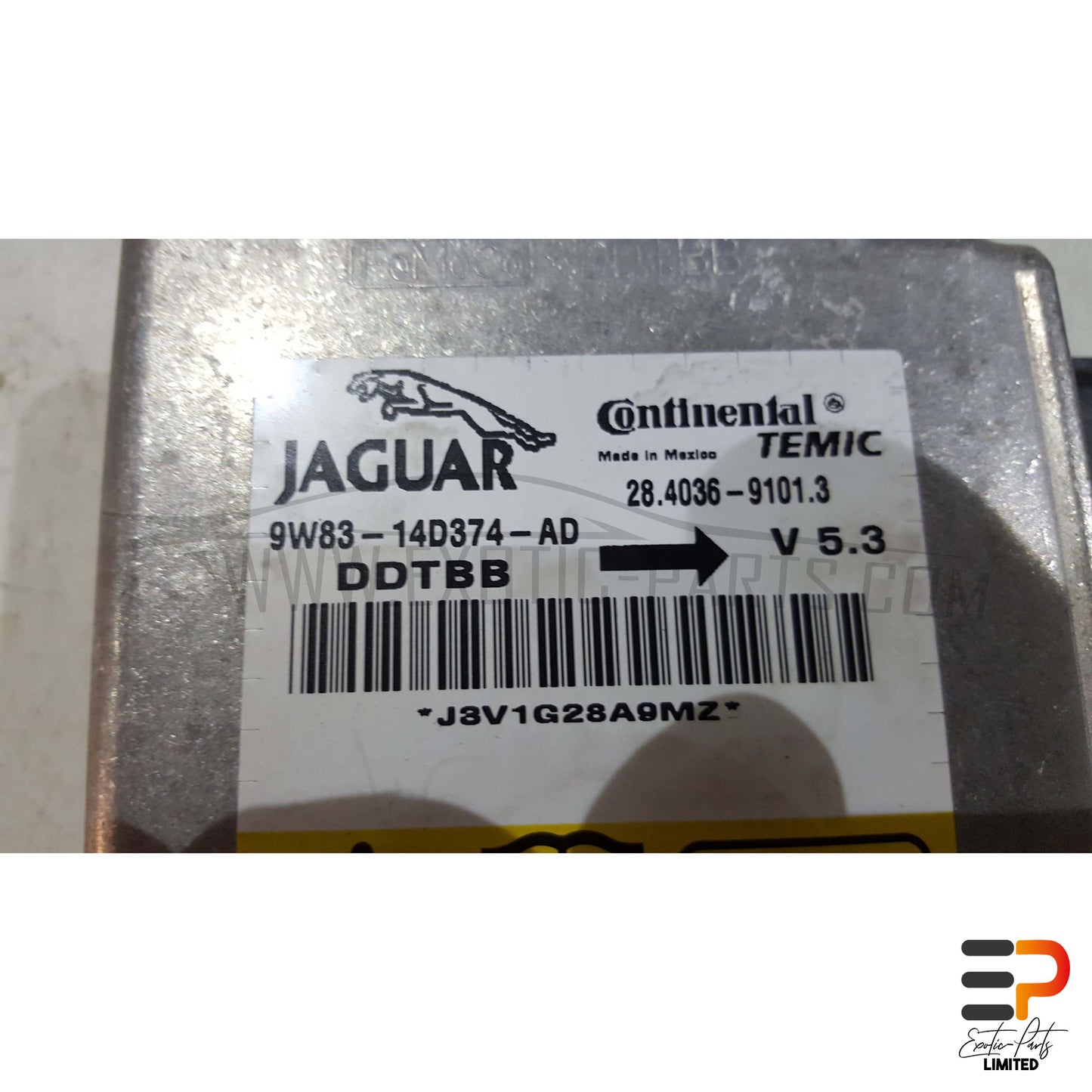 Jaguar XK 5.0 Coupe Airbag Electronic Control Module 9W83-14D374-AD picture 2