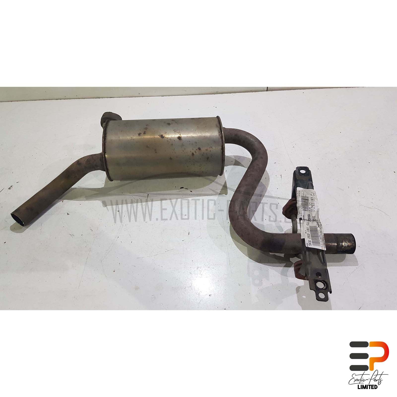 VW Golf VI Mk6 Plus 1.4 TSI DSG Main Silencer 1K0253411DL picture 3