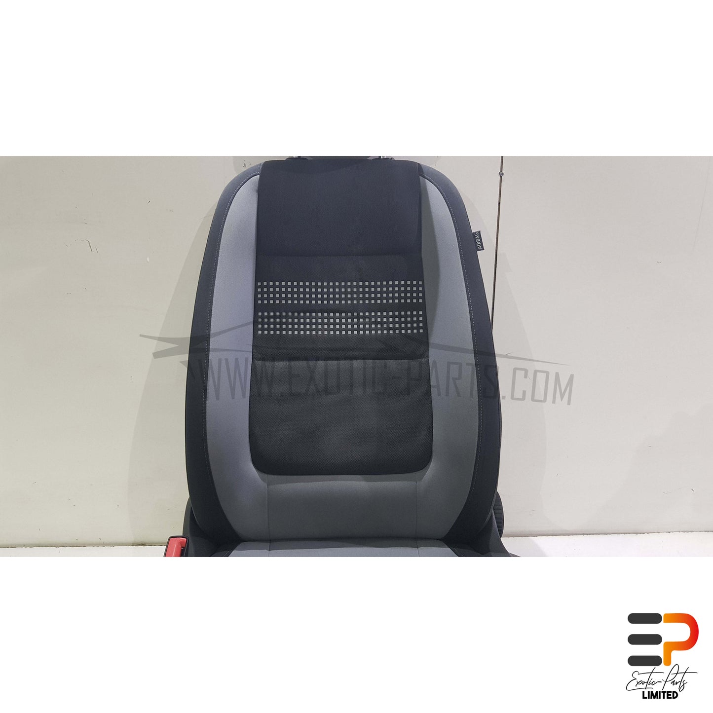 VW Golf VI Mk6 Plus 1.4 TSI DSG Driver Seat Cloth Black / Grey Front Left picture 3