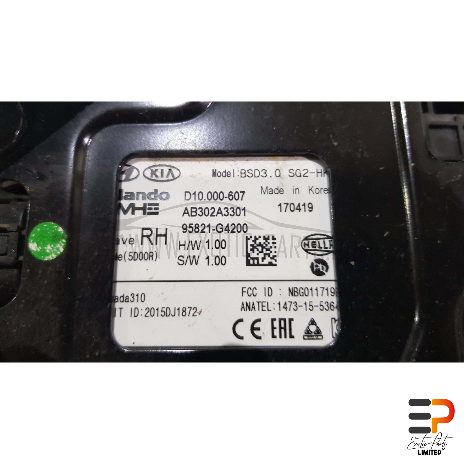 Hyundai I30 PDE CW 1.4 T-GDI Blind Spot Detection 95821-G4200 Rear Right picture 3