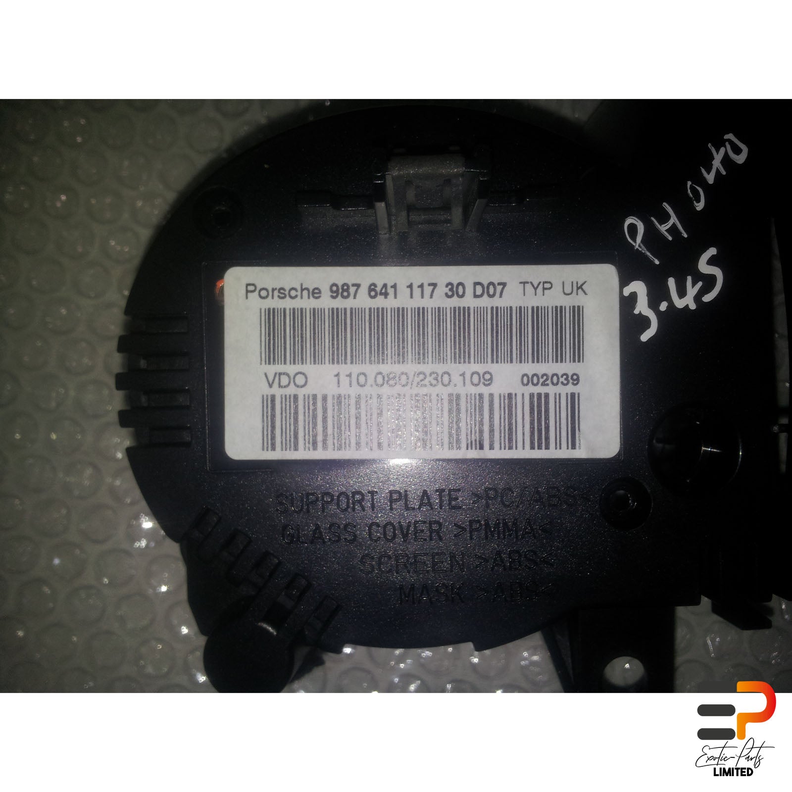 Porsche Cayman S 987 Speedometer Housing 987.641.117.30 D07 Typ UK picture 4