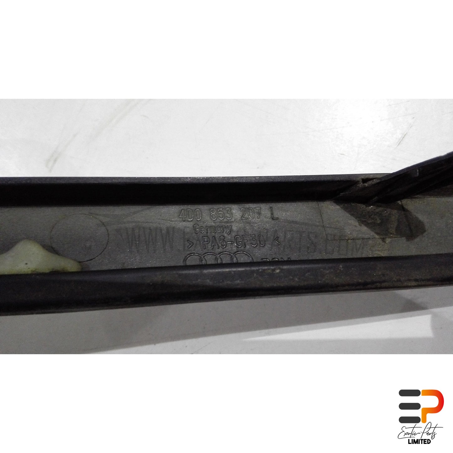 Audi S8 4.2 Quattro Ledge Moulding Bumper 4D0853207L Left picture 5